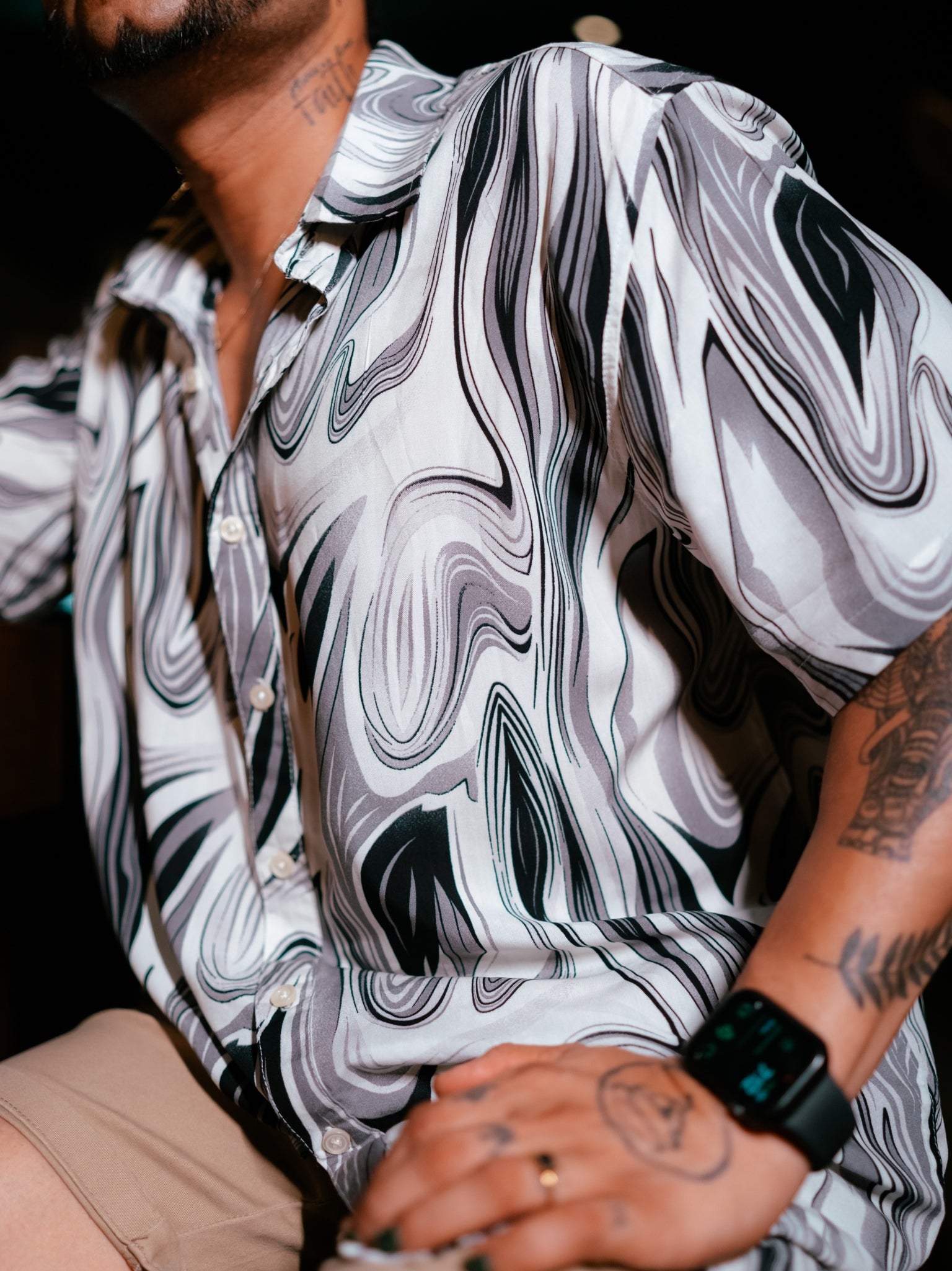 Marble Short Sleeve Shirt