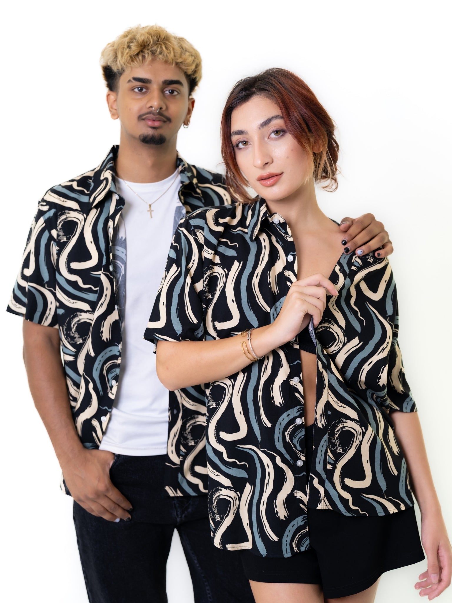 Swirl Short Sleeve Shirt