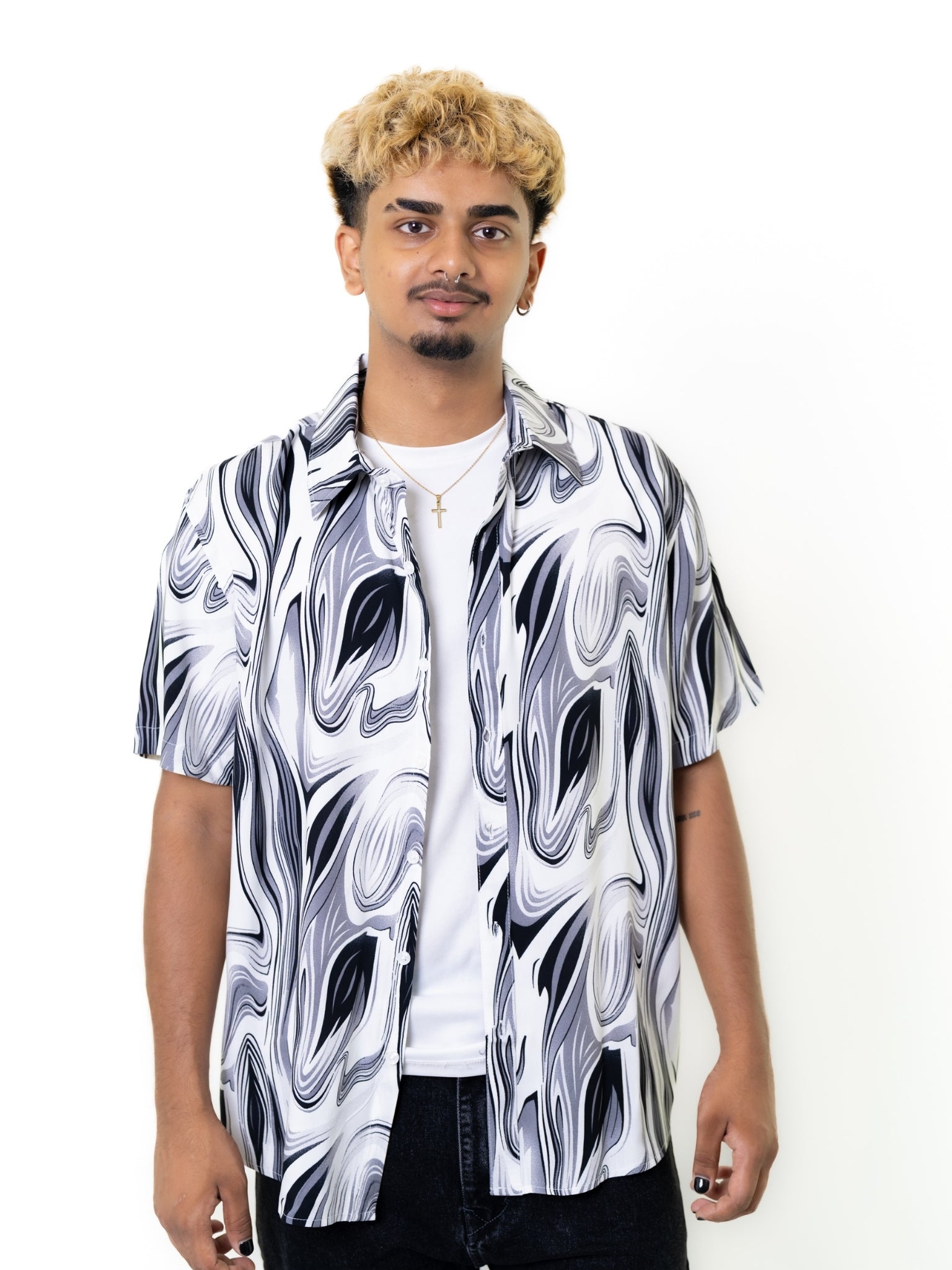 Marble Short Sleeve Shirt