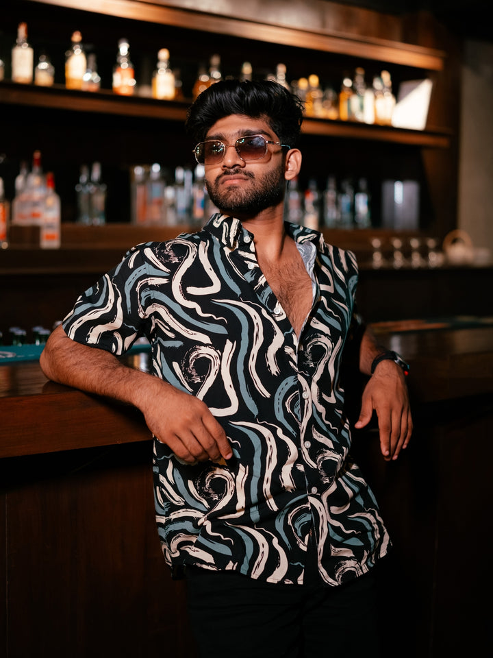Swirl Short Sleeve Shirt