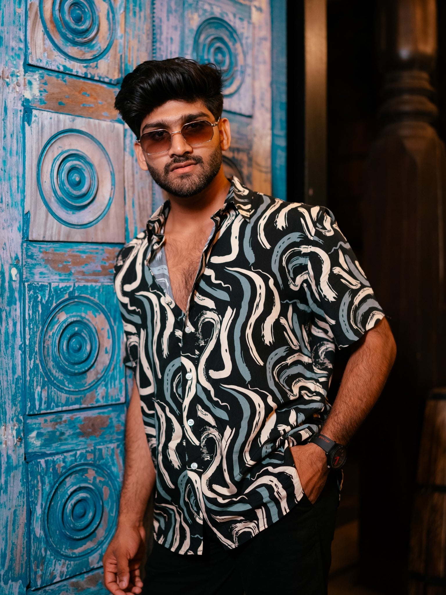 Swirl Short Sleeve Shirt