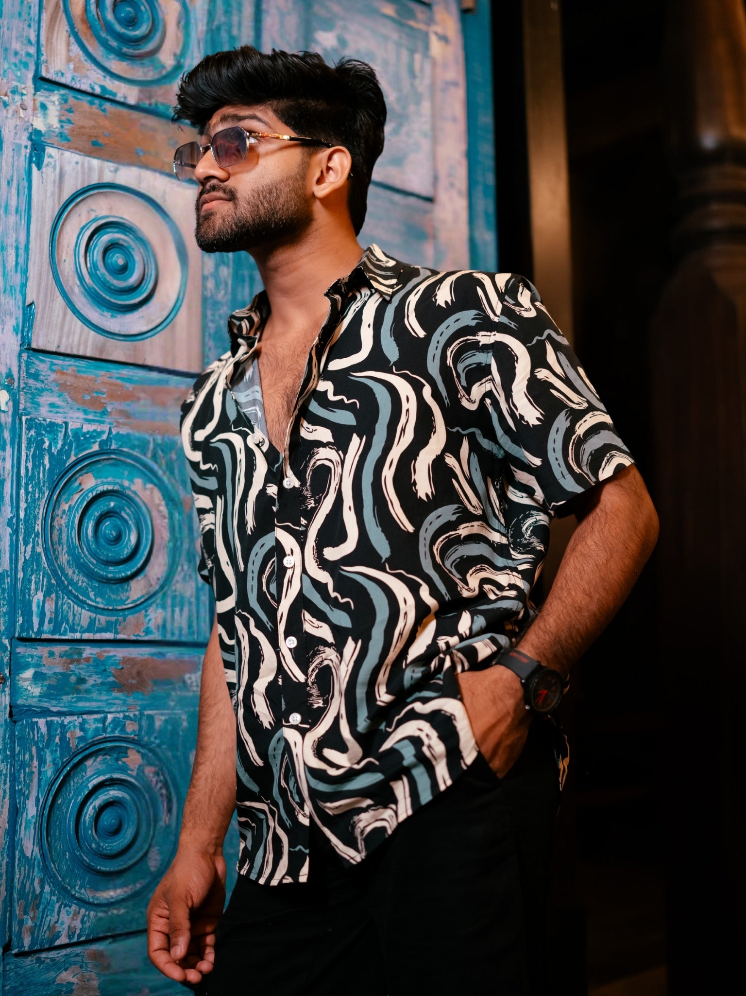 Swirl Short Sleeve Shirt